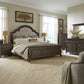 Queen Uph Bed, Dresser & Mirror, Chest, Night Stand
