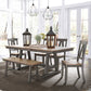 6 Piece Trestle Table Set