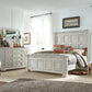 King Panel Bed, Dresser & Mirror