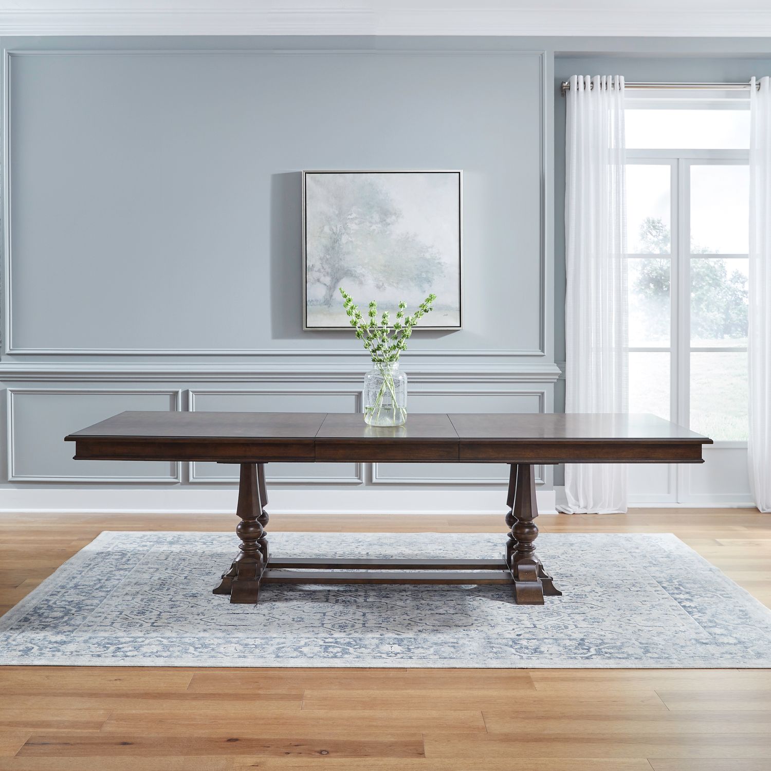Trestle Table Set – Akins Furniture