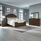 Queen Poster Bed, Dresser & Mirror, Night Stand