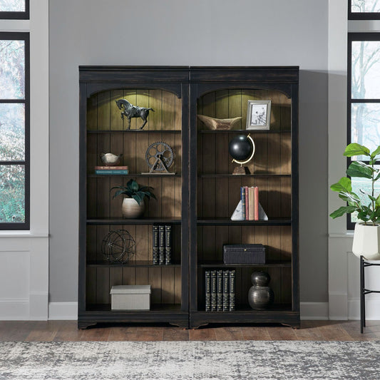2 Piece Bunching Bookcase
