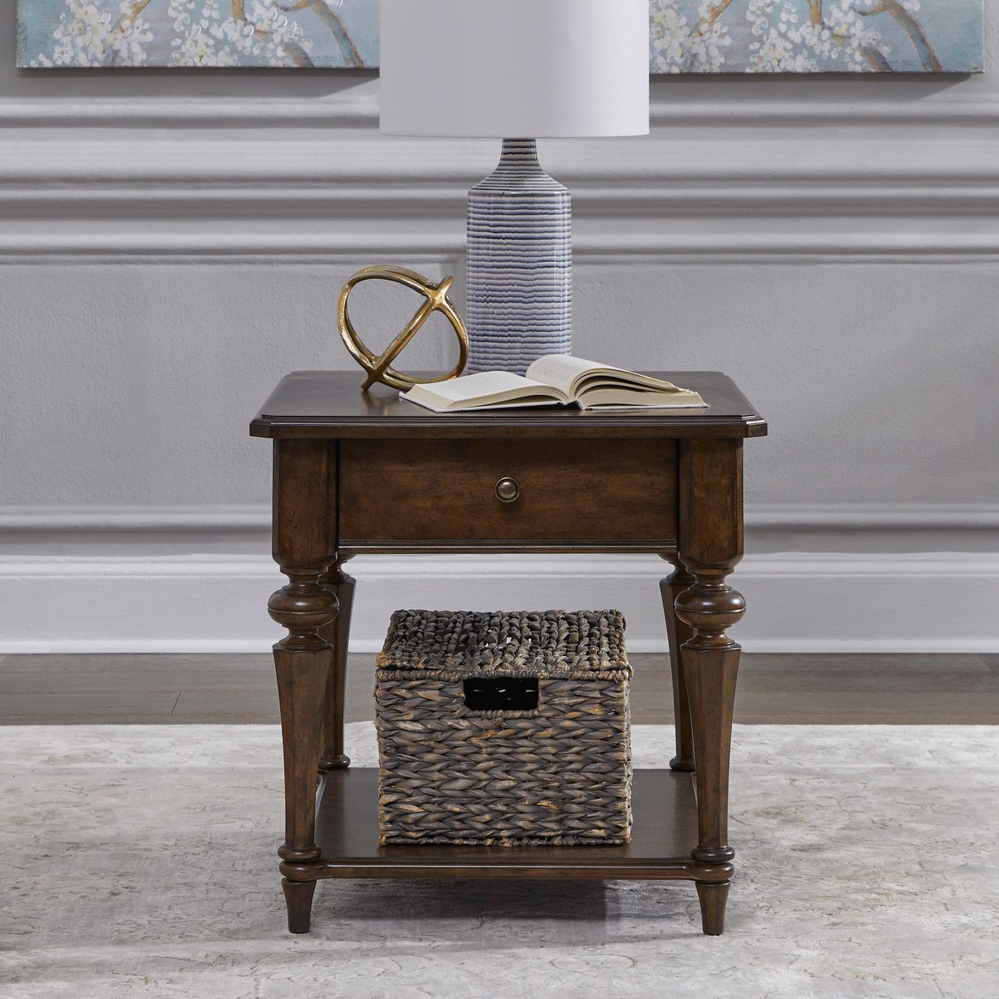 Drawer End Table