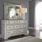 King California Panel Bed, Dresser & Mirror, Chest