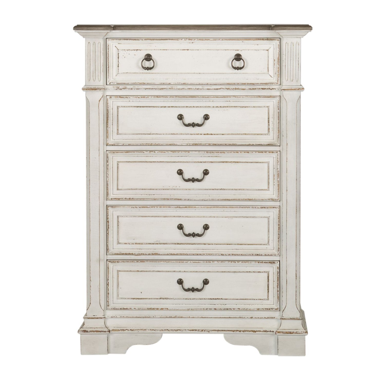 King California Panel Bed, Dresser & Mirror, Chest