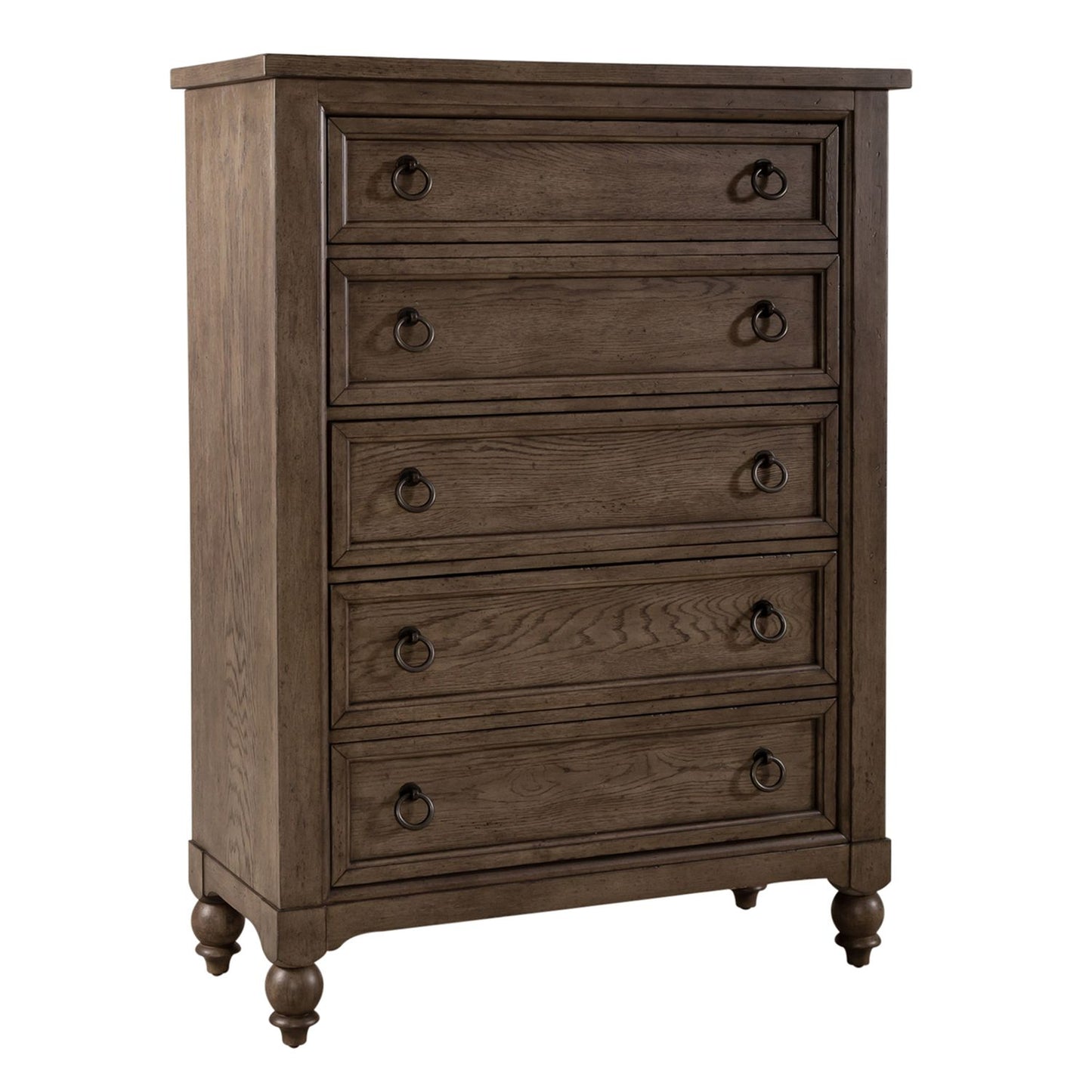 Queen Shelter Bed, Dresser & Mirror, Chest, Night Stand