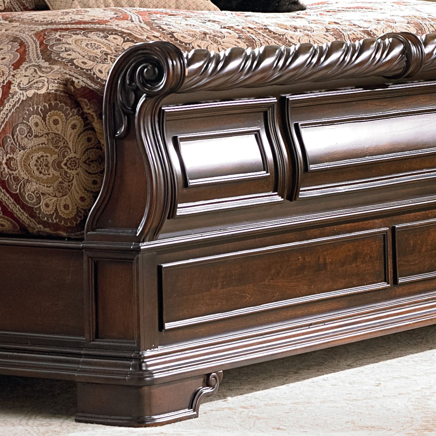 Queen Sleigh Bed