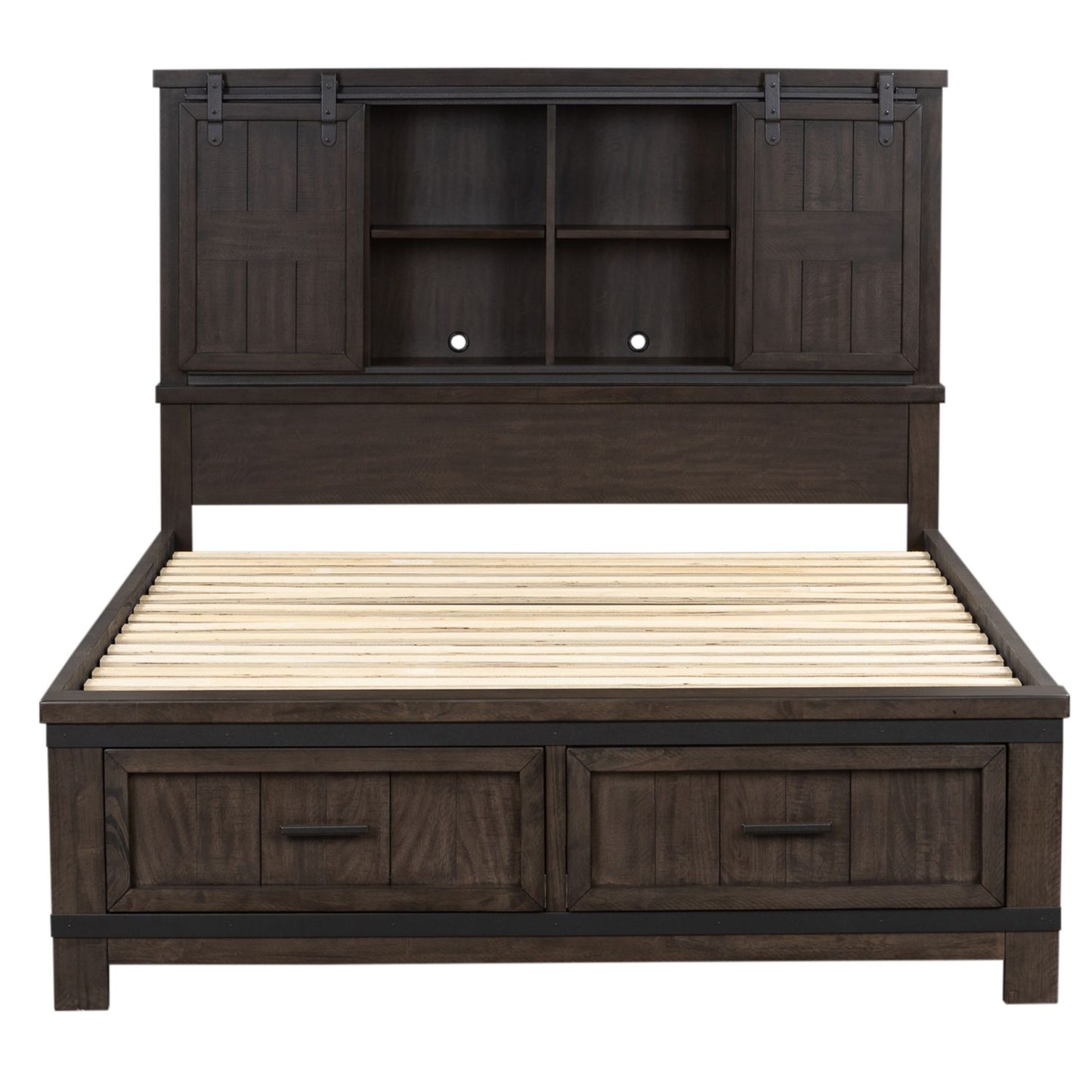 King Bookcase Bed