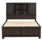 King Bookcase Bed