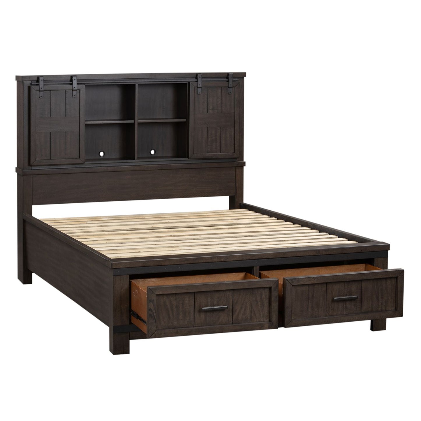 King Bookcase Bed