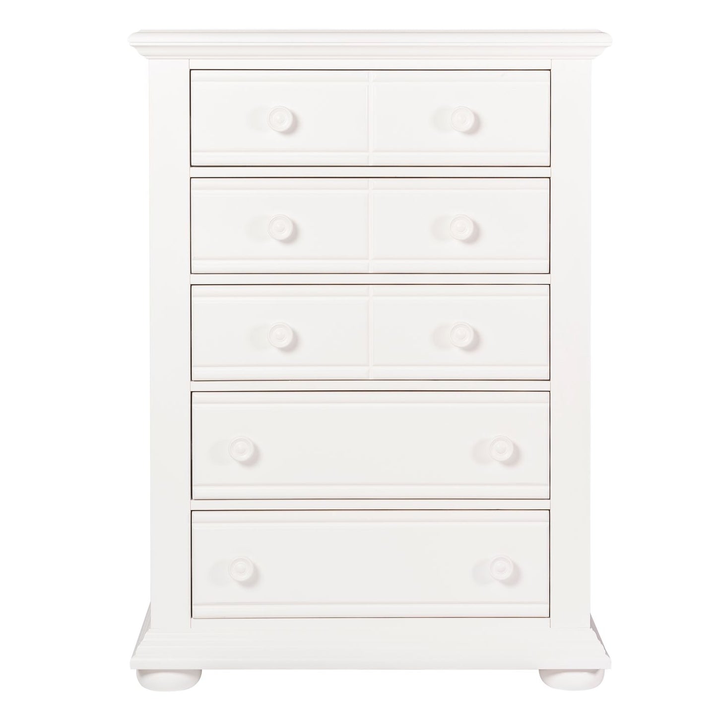 King Panel Bed, Dresser & Mirror, Chest