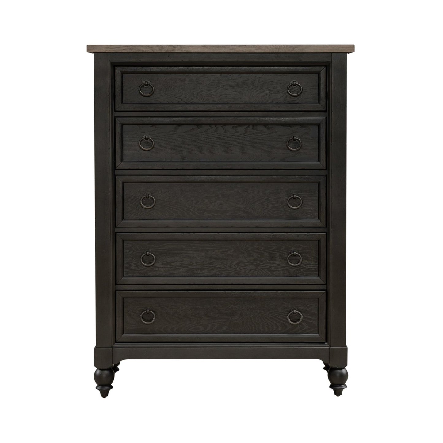 5 Drawer Chest - Black