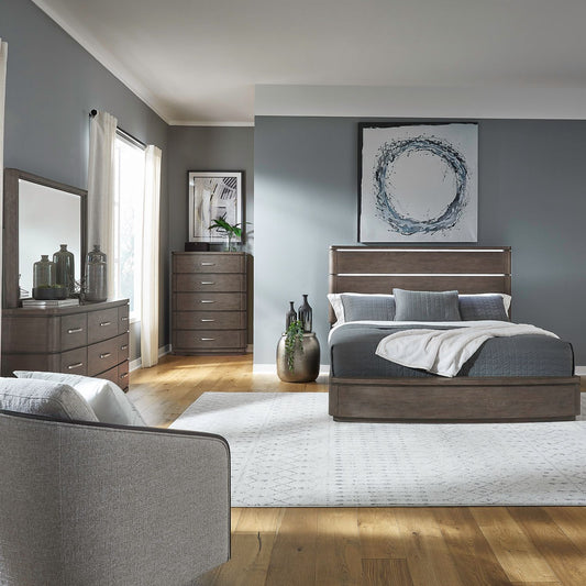Queen Panel Bed, Dresser & Mirror, Chest