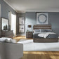 King Panel Bed, Dresser & Mirror, Night Stand
