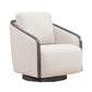 Uph Swivel Accent Chair - Dark Brown