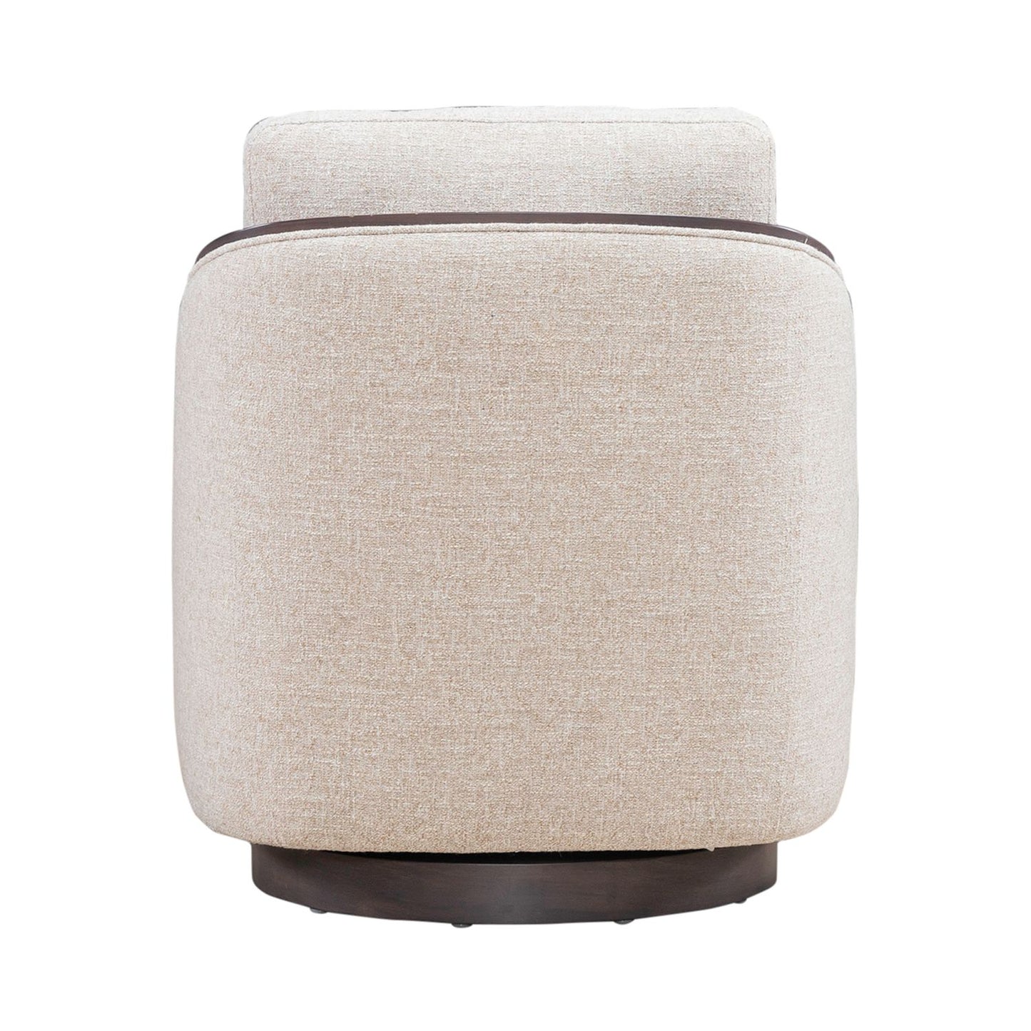 Uph Swivel Accent Chair - Dark Brown