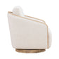 Uph Swivel Accent Chair - Light Brown
