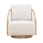 Uph Swivel Accent Chair - Light Brown