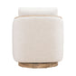 Uph Swivel Accent Chair - Light Brown