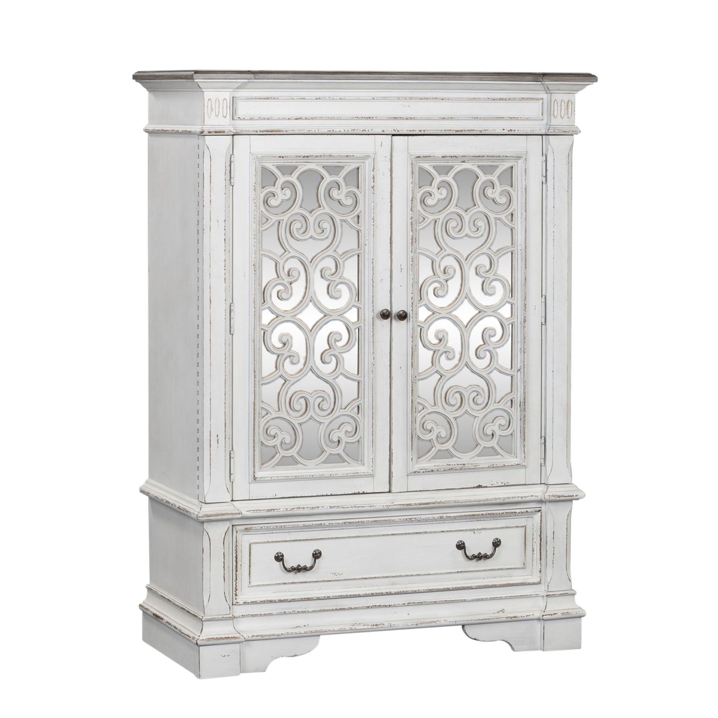 Mirrored Door Chest
