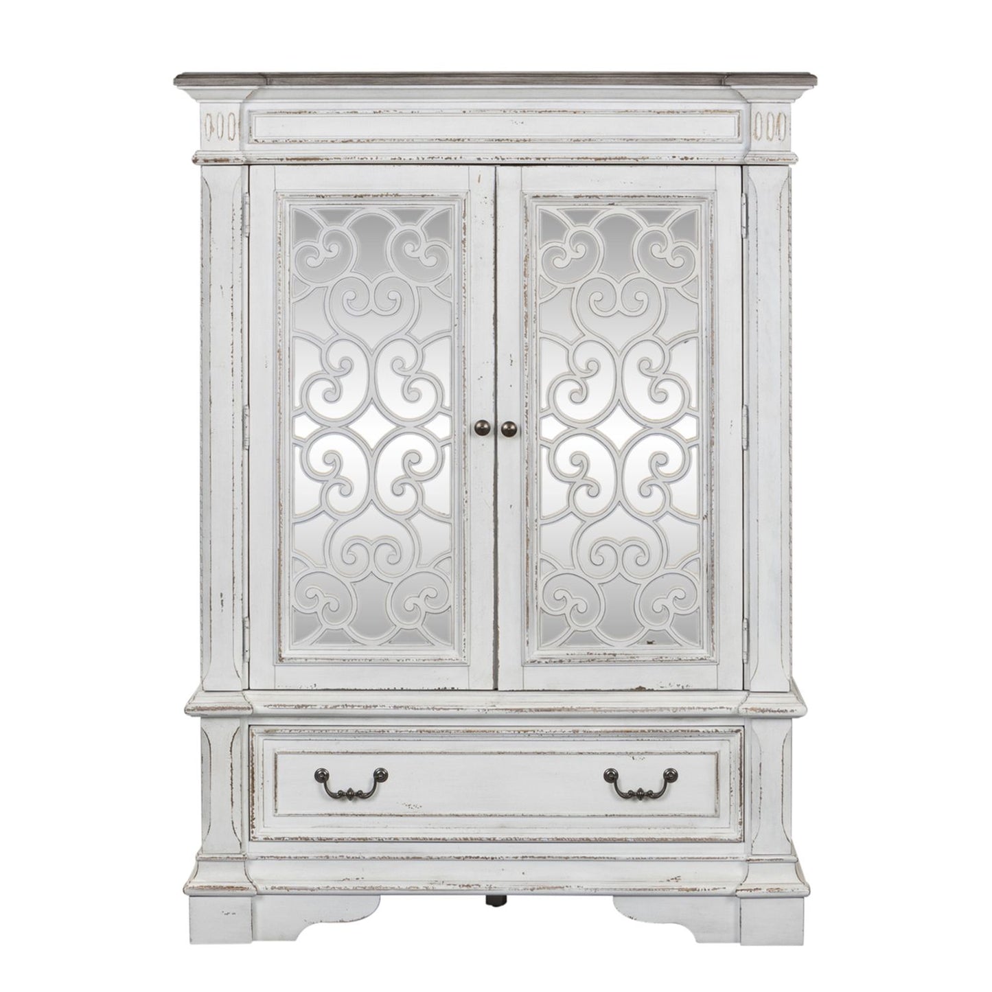 Mirrored Door Chest