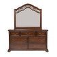 King Poster Bed, Dresser & Mirror