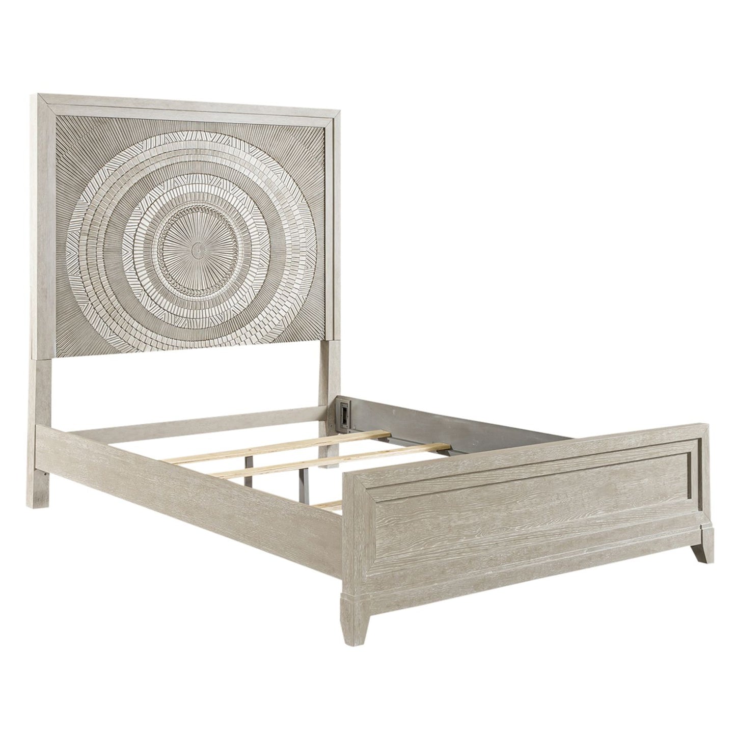 Queen Panel Bed, Dresser & Mirror, Chest