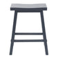 24 Inch Sawhorse Counter Stool- Navy