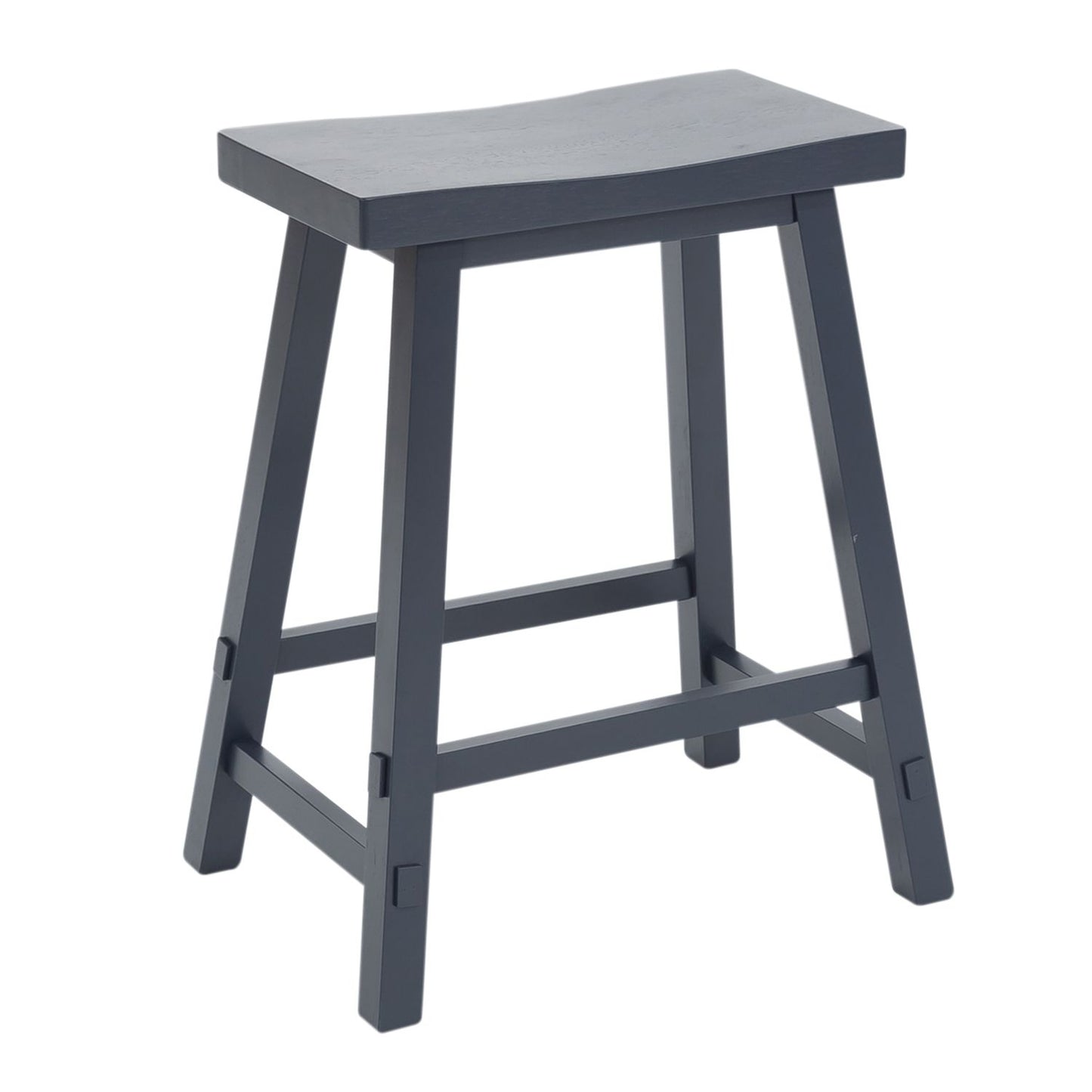 24 Inch Sawhorse Counter Stool- Navy