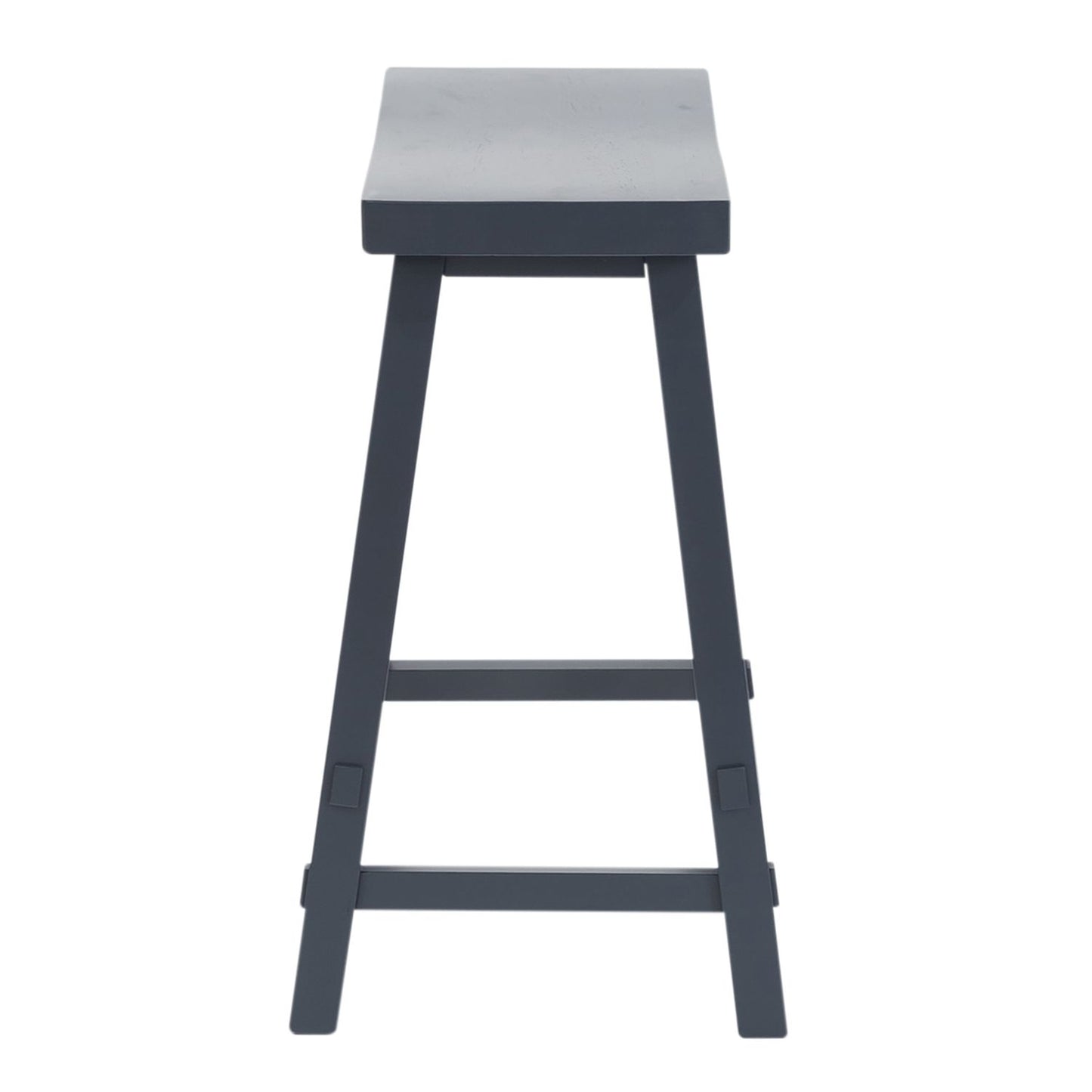 24 Inch Sawhorse Counter Stool- Navy