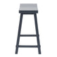 24 Inch Sawhorse Counter Stool- Navy