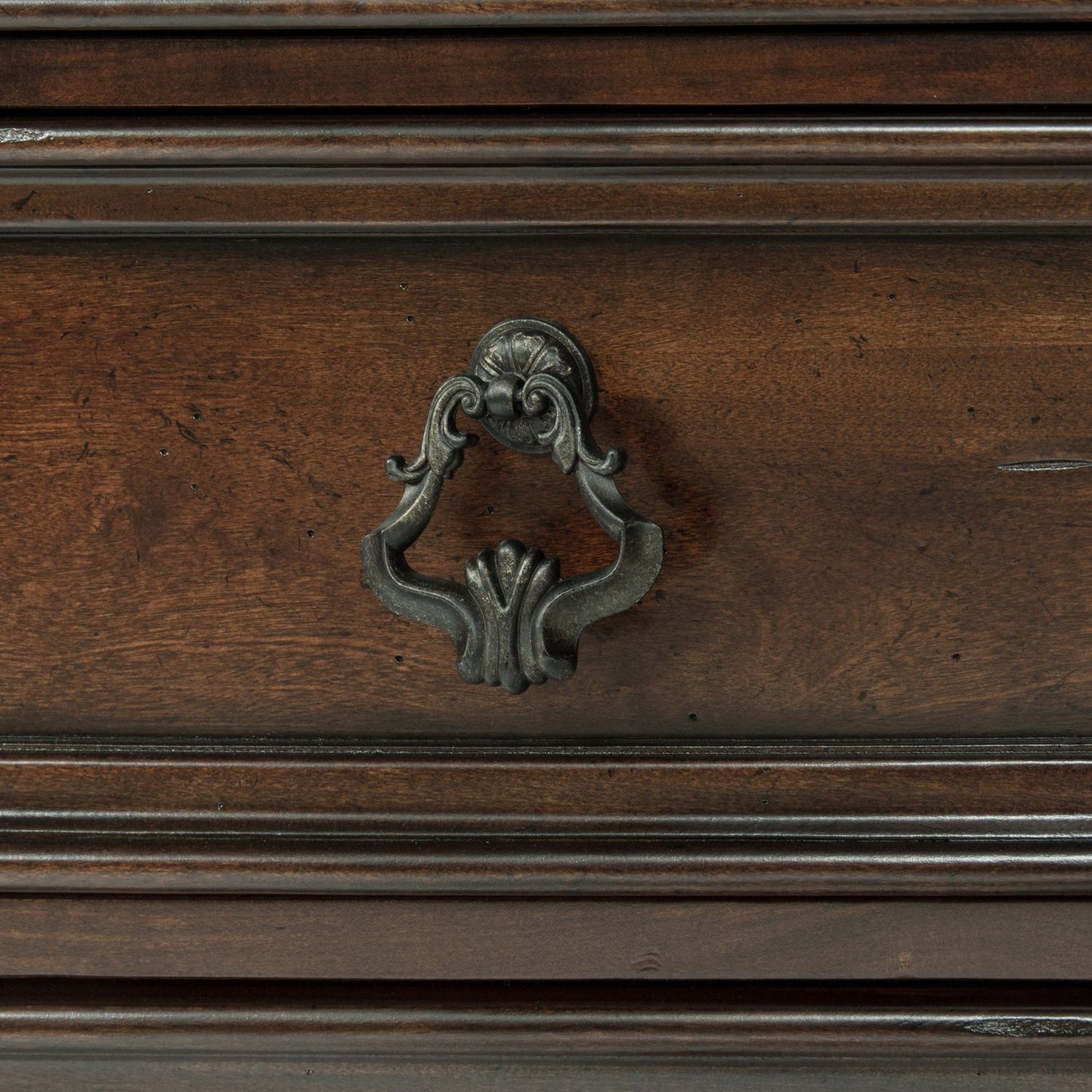 King Sleigh Bed, Dresser & Mirror, Chest