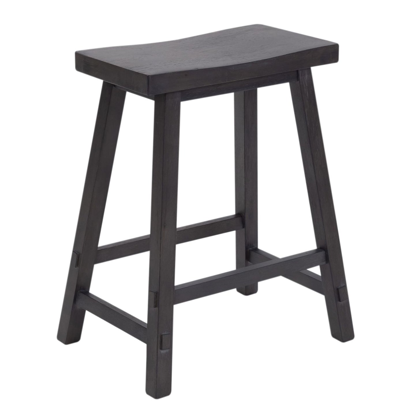 24 Inch Sawhorse Counter Stool - Slate