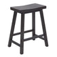 24 Inch Sawhorse Counter Stool - Slate
