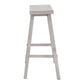 30 Inch Sawhorse Stool- White