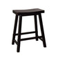 24 Inch Sawhorse Counter Stool - Black (RTA)