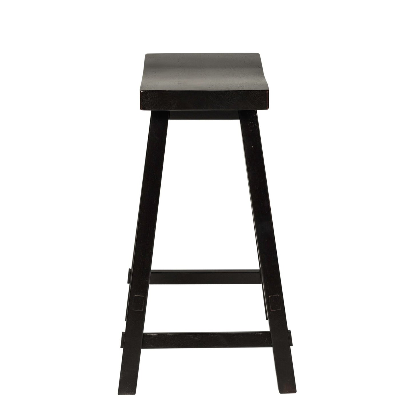 24 Inch Sawhorse Counter Stool - Black (RTA)