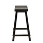 24 Inch Sawhorse Counter Stool - Black (RTA)