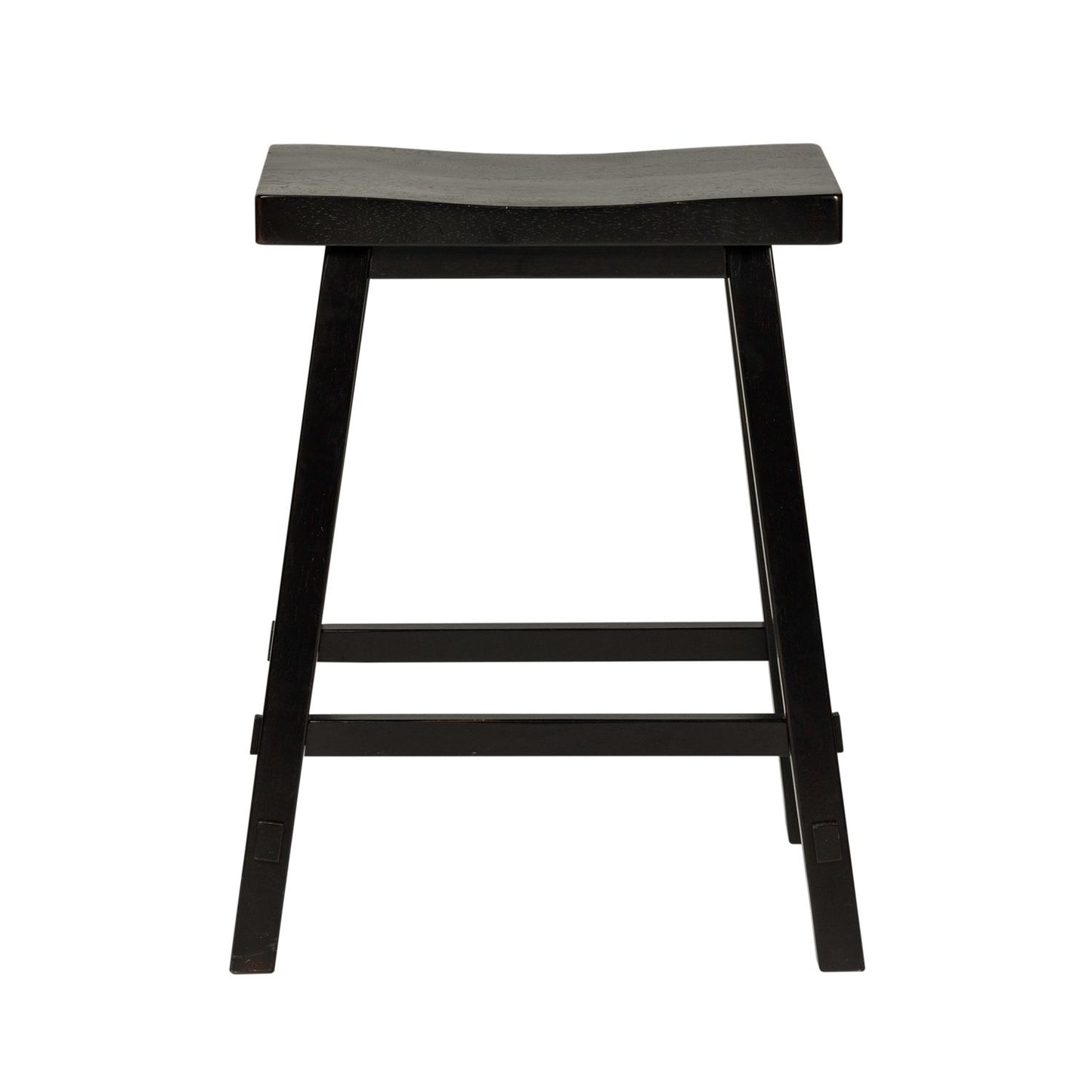 24 Inch Sawhorse Counter Stool - Black (RTA)