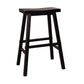 30 Inch Sawhorse Barstool - Black (RTA)