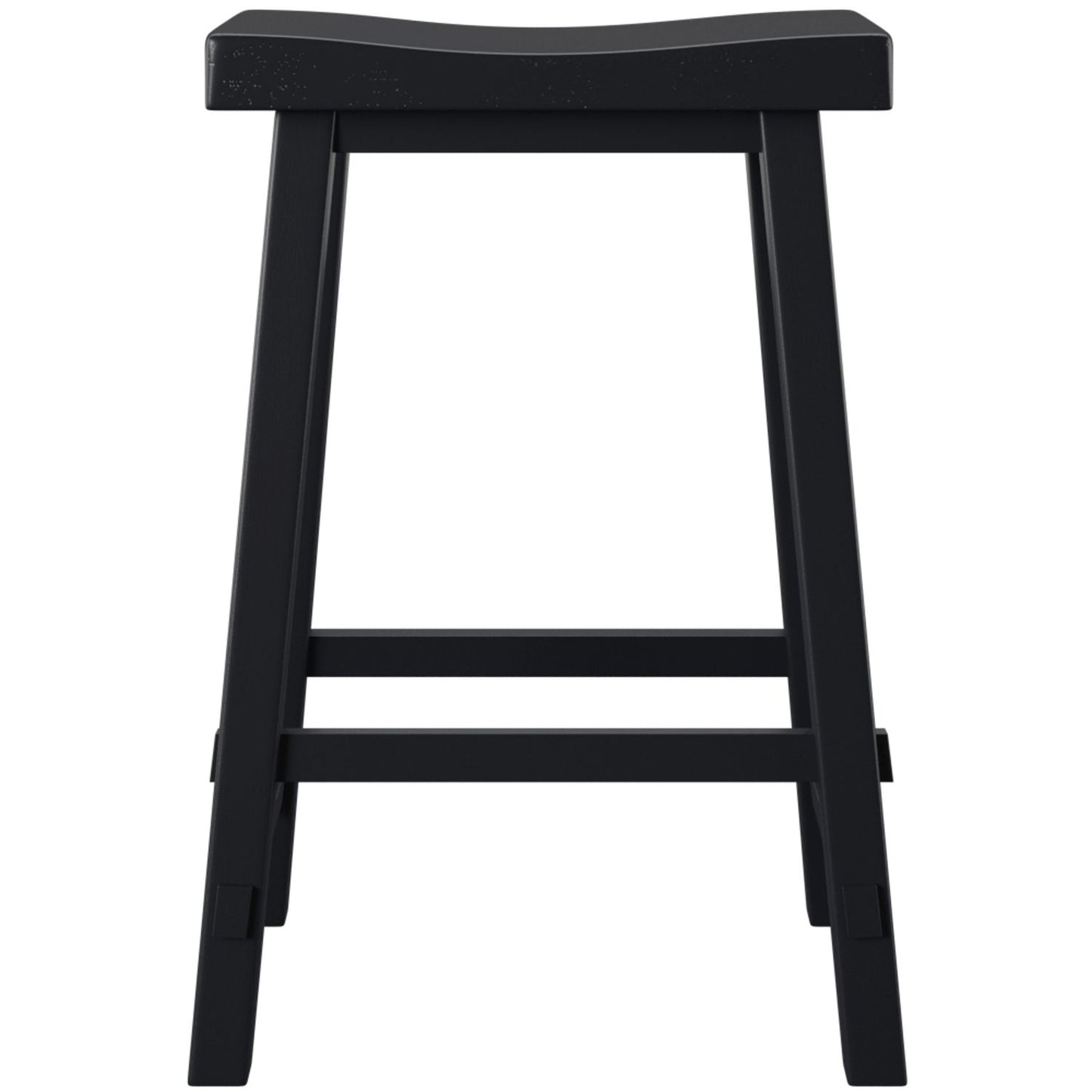 30 Inch Sawhorse Barstool - Black (RTA)