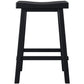 30 Inch Sawhorse Barstool - Black (RTA)