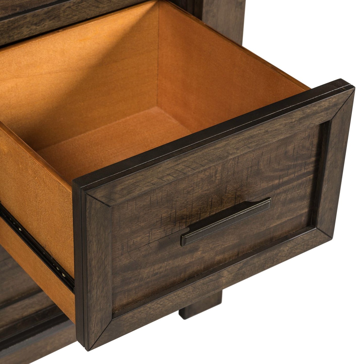 King Two Sided Storage Bed, Dresser & Mirror