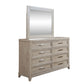 King Panel Bed, Dresser & Mirror, Chest, Night Stand