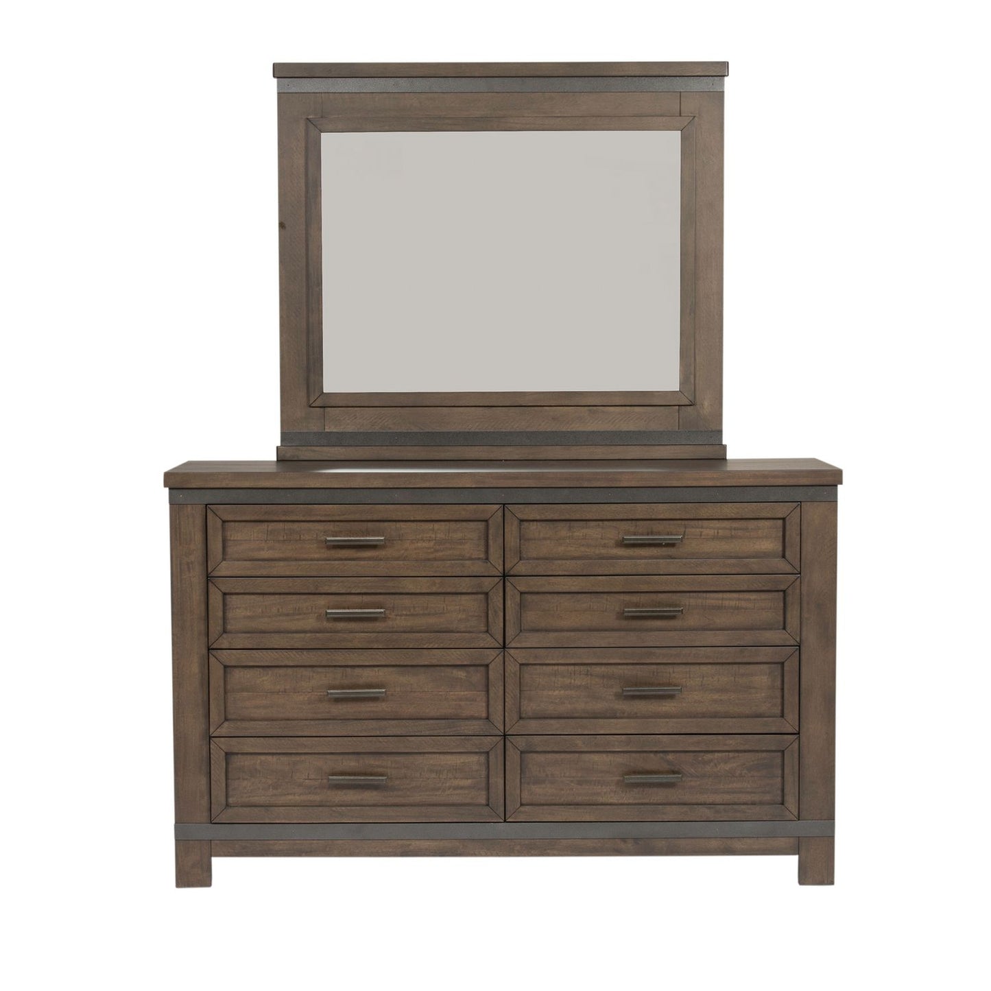 King Two Sided Storage Bed, Dresser & Mirror, Chest