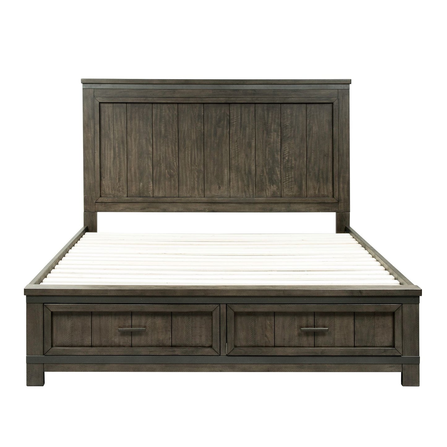 King Two Sided Storage Bed, Dresser & Mirror, Chest
