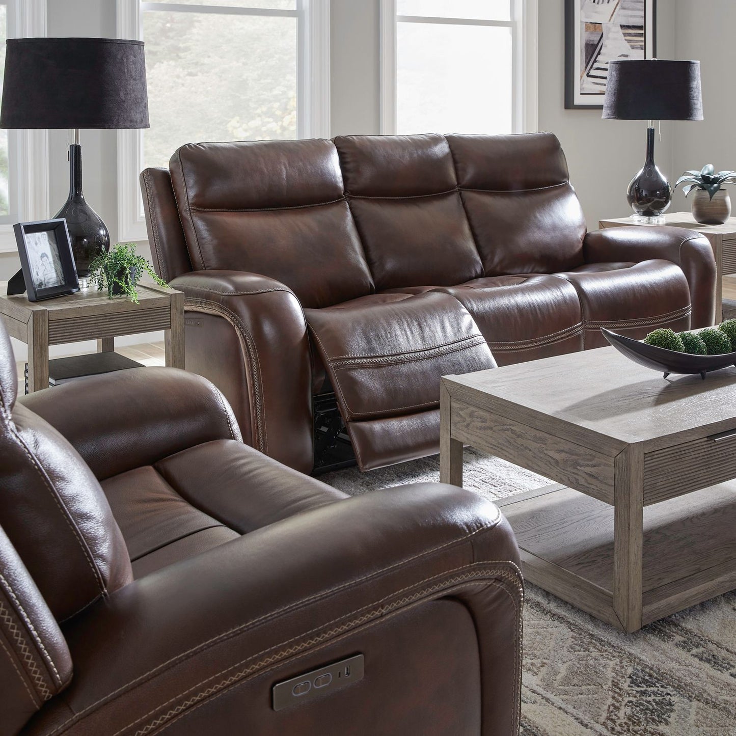 Sofa P2 & ZG - Cognac