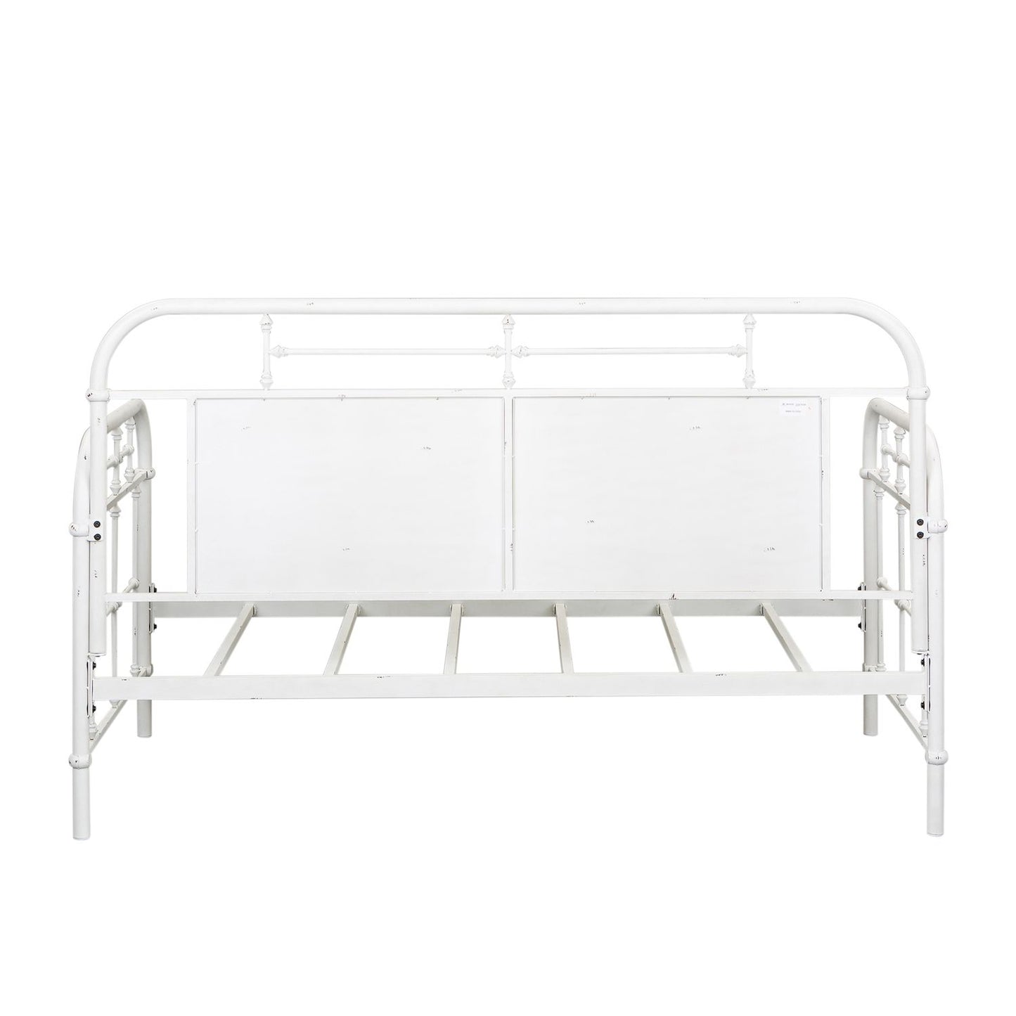 Twin Metal Day Bed - Antique White