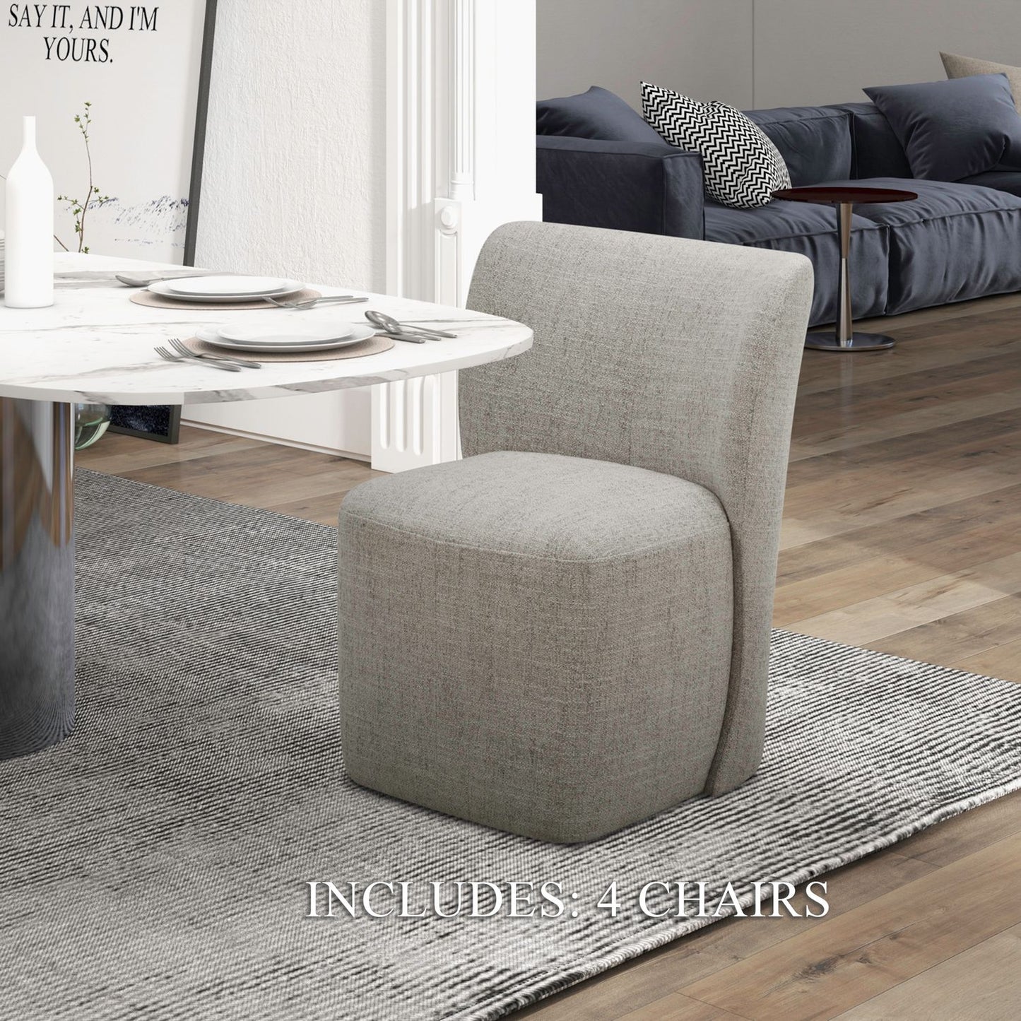 Truffle Accent Dining Chairs - Set of 4