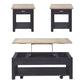 Opt 3 Piece Set (1-Cocktail 2-End Tables)